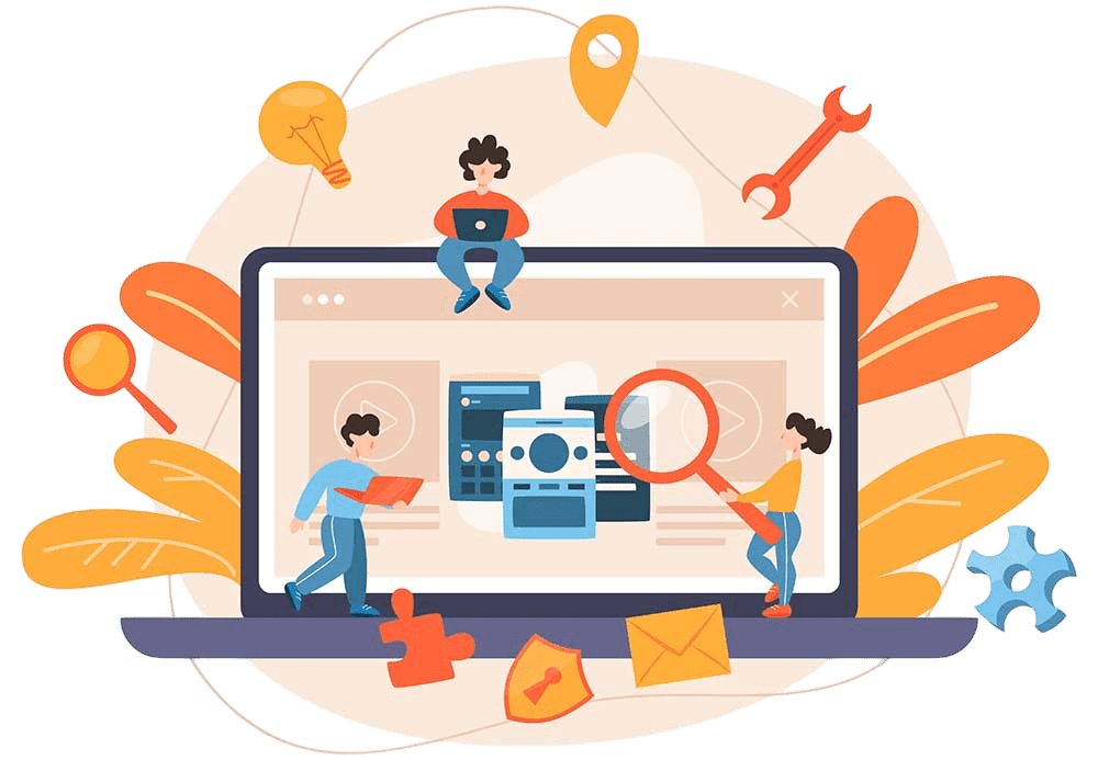 Professionisti lavorano su un sito web che evolve con la crescita del brand: strategia, analisi e personalizzazione al centro del progetto.