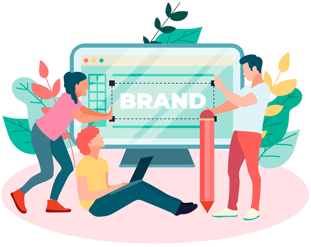 Team di web designer al lavoro su un sito web su misura, per raccontare identità e valori del brand e attrarre clienti ideali.