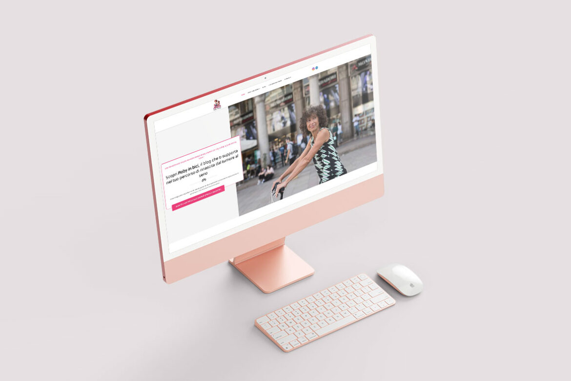 Creazione blog personale con WordPress per Roby in bici a Milano, progetto di storytelling e condivisione.
